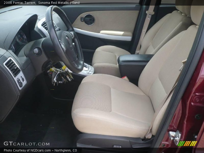 Sonoma Red Metallic / Sand 2008 Pontiac Torrent