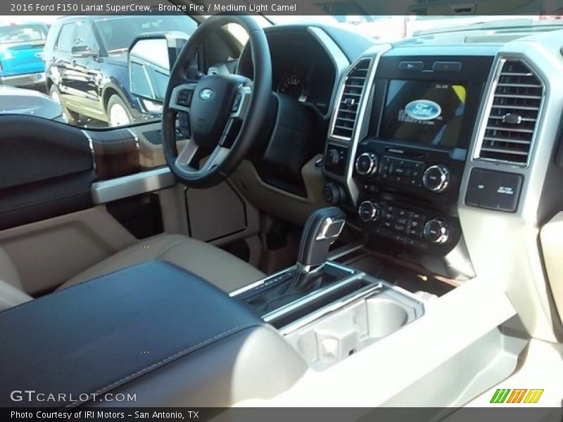 Bronze Fire / Medium Light Camel 2016 Ford F150 Lariat SuperCrew