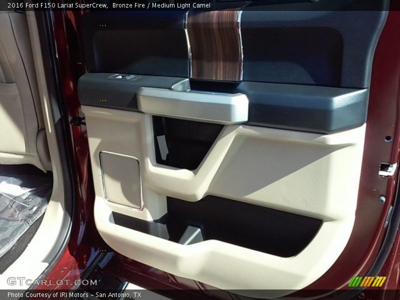 Bronze Fire / Medium Light Camel 2016 Ford F150 Lariat SuperCrew