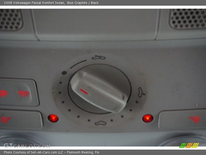 Blue Graphite / Black 2008 Volkswagen Passat Komfort Sedan