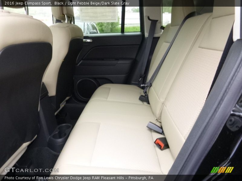 Black / Light Pebble Beige/Dark Slate Gray 2016 Jeep Compass Sport