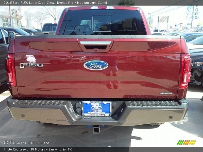 Bronze Fire / Medium Light Camel 2016 Ford F150 Lariat SuperCrew
