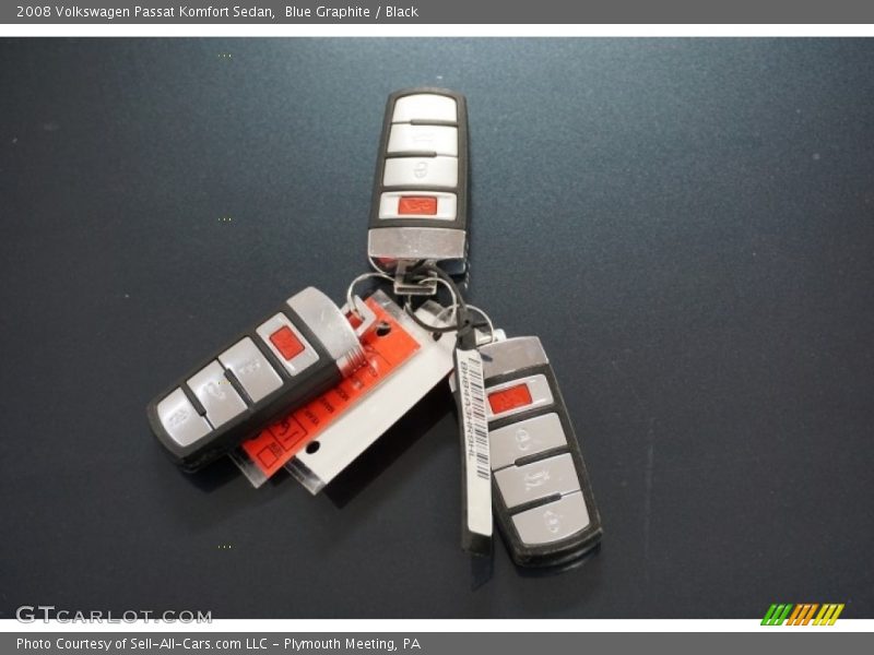 Blue Graphite / Black 2008 Volkswagen Passat Komfort Sedan