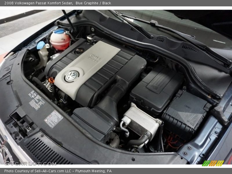 Blue Graphite / Black 2008 Volkswagen Passat Komfort Sedan
