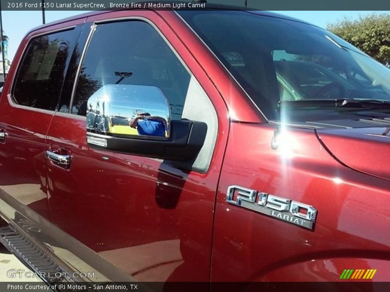 Bronze Fire / Medium Light Camel 2016 Ford F150 Lariat SuperCrew