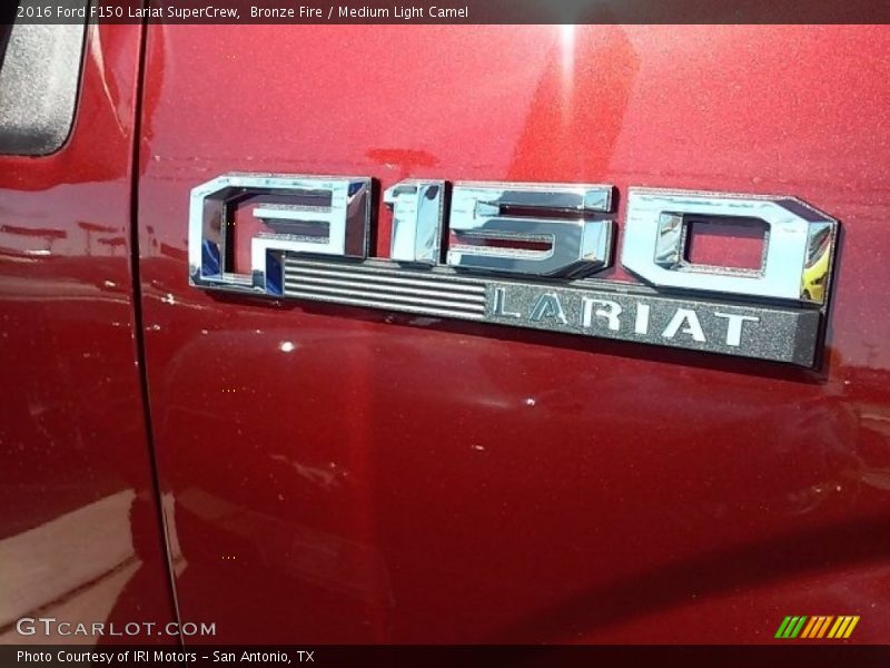 Bronze Fire / Medium Light Camel 2016 Ford F150 Lariat SuperCrew