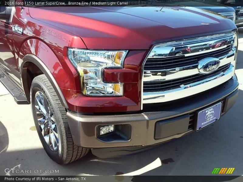 Bronze Fire / Medium Light Camel 2016 Ford F150 Lariat SuperCrew
