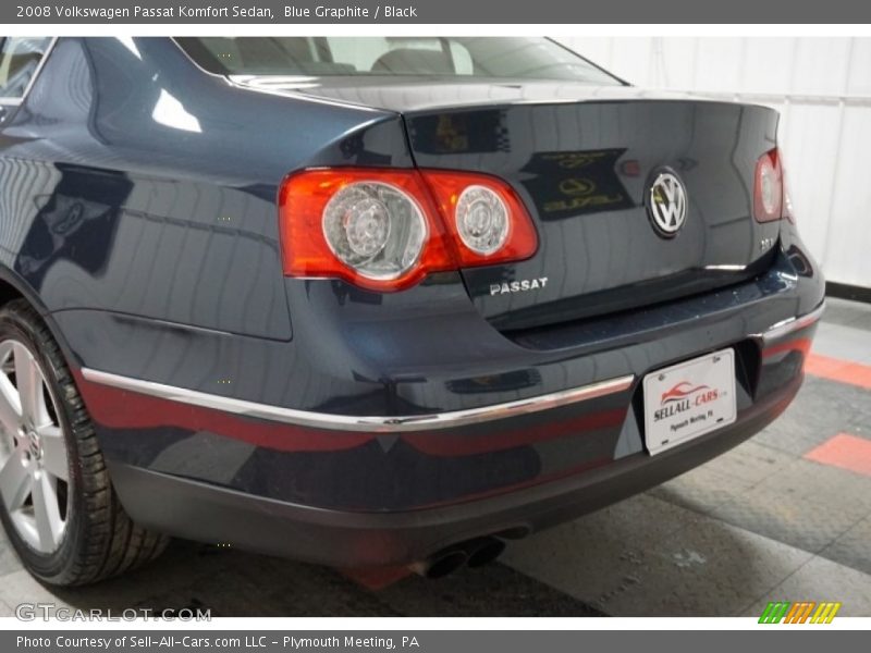 Blue Graphite / Black 2008 Volkswagen Passat Komfort Sedan