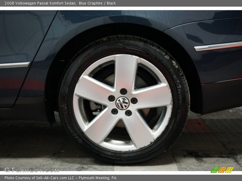Blue Graphite / Black 2008 Volkswagen Passat Komfort Sedan