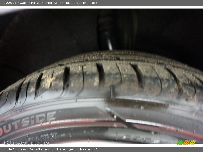 Blue Graphite / Black 2008 Volkswagen Passat Komfort Sedan