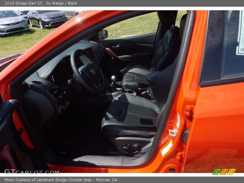 Go Mango / Black 2016 Dodge Dart GT