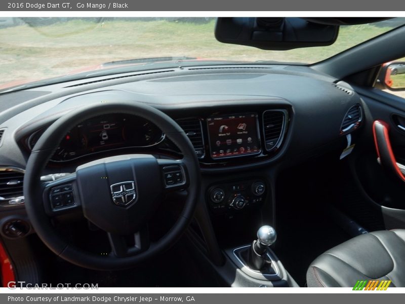 Go Mango / Black 2016 Dodge Dart GT