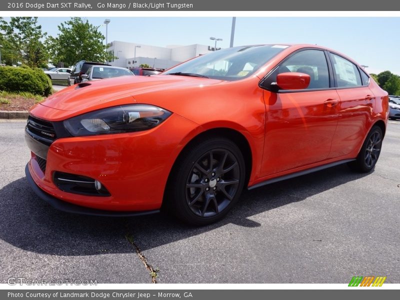 Go Mango / Black/Light Tungsten 2016 Dodge Dart SXT Rallye