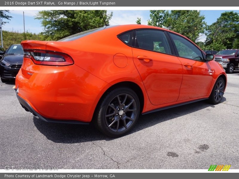Go Mango / Black/Light Tungsten 2016 Dodge Dart SXT Rallye
