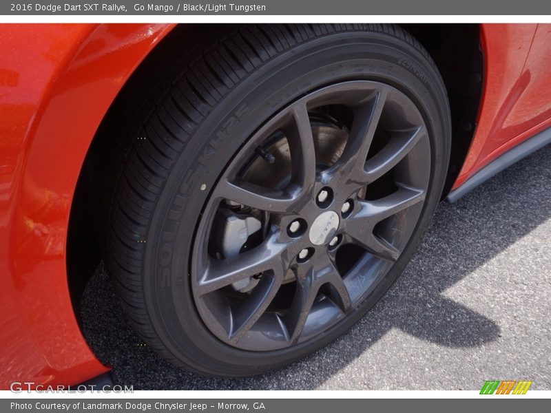 Go Mango / Black/Light Tungsten 2016 Dodge Dart SXT Rallye