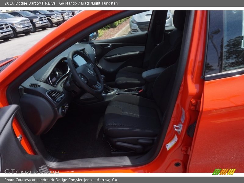 Go Mango / Black/Light Tungsten 2016 Dodge Dart SXT Rallye