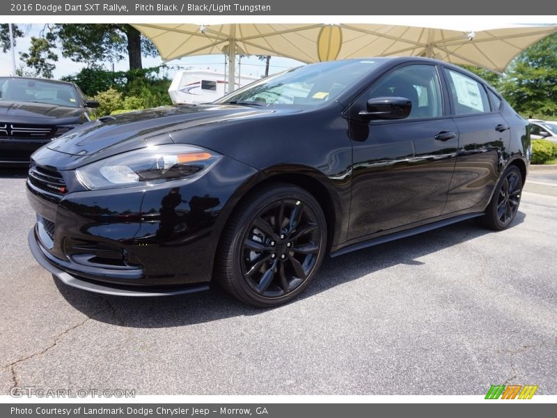 Pitch Black / Black/Light Tungsten 2016 Dodge Dart SXT Rallye