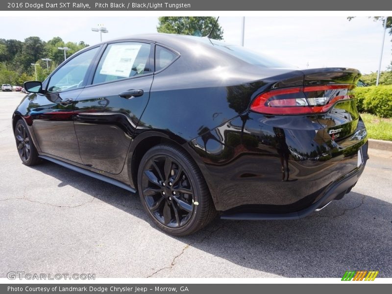 Pitch Black / Black/Light Tungsten 2016 Dodge Dart SXT Rallye