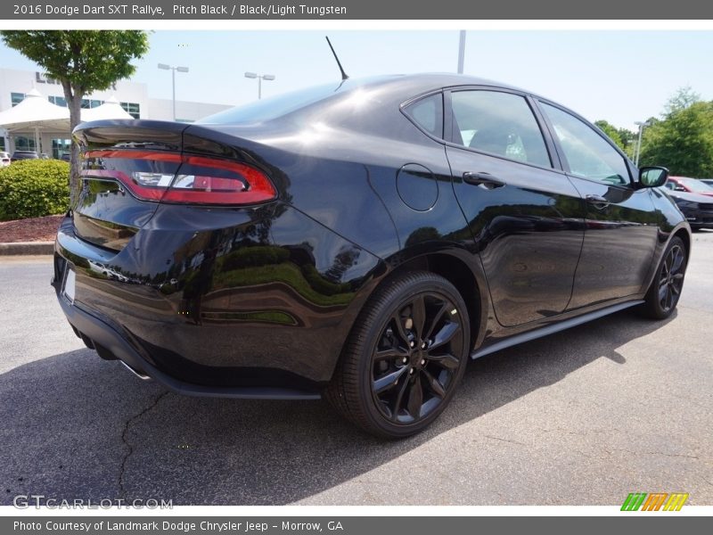 Pitch Black / Black/Light Tungsten 2016 Dodge Dart SXT Rallye
