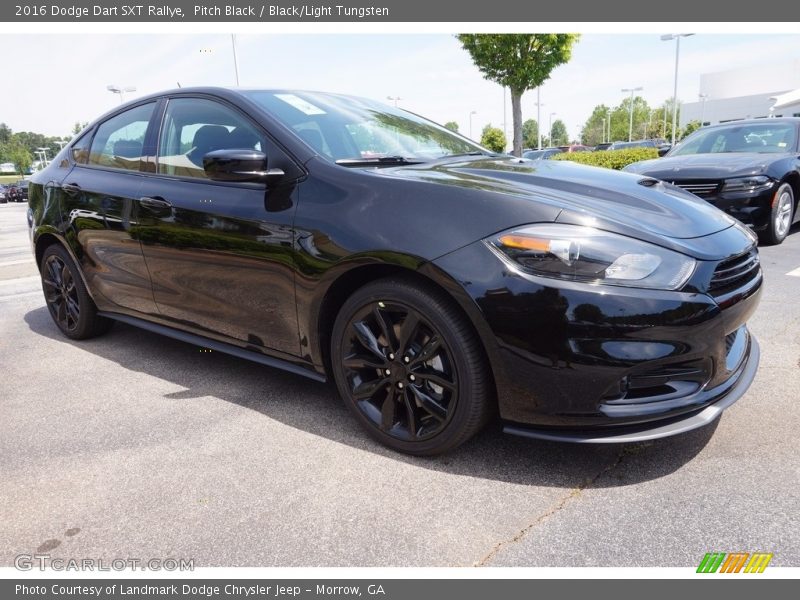 Pitch Black / Black/Light Tungsten 2016 Dodge Dart SXT Rallye