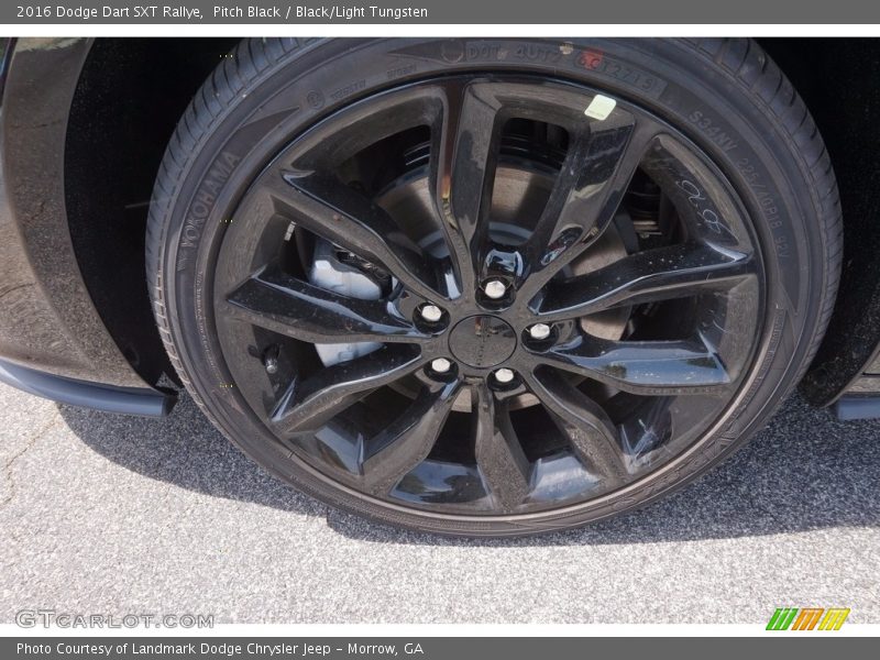 Pitch Black / Black/Light Tungsten 2016 Dodge Dart SXT Rallye