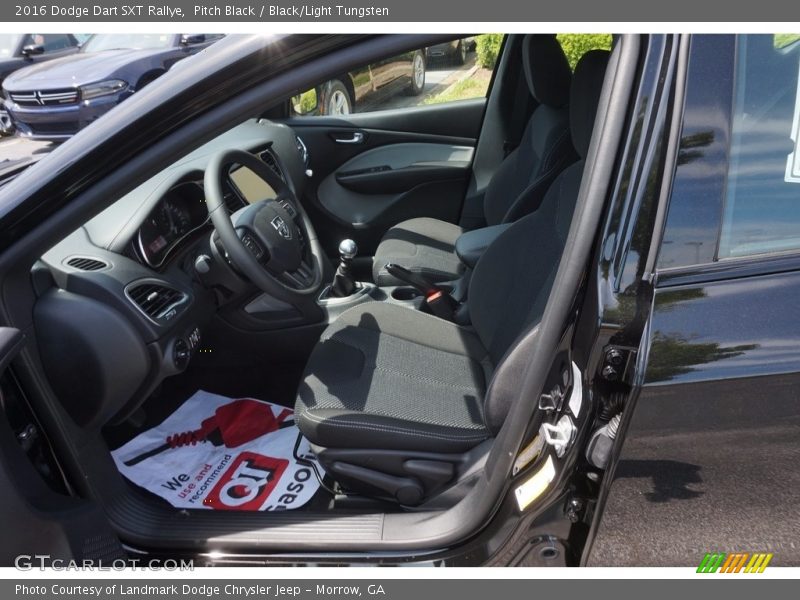 Pitch Black / Black/Light Tungsten 2016 Dodge Dart SXT Rallye