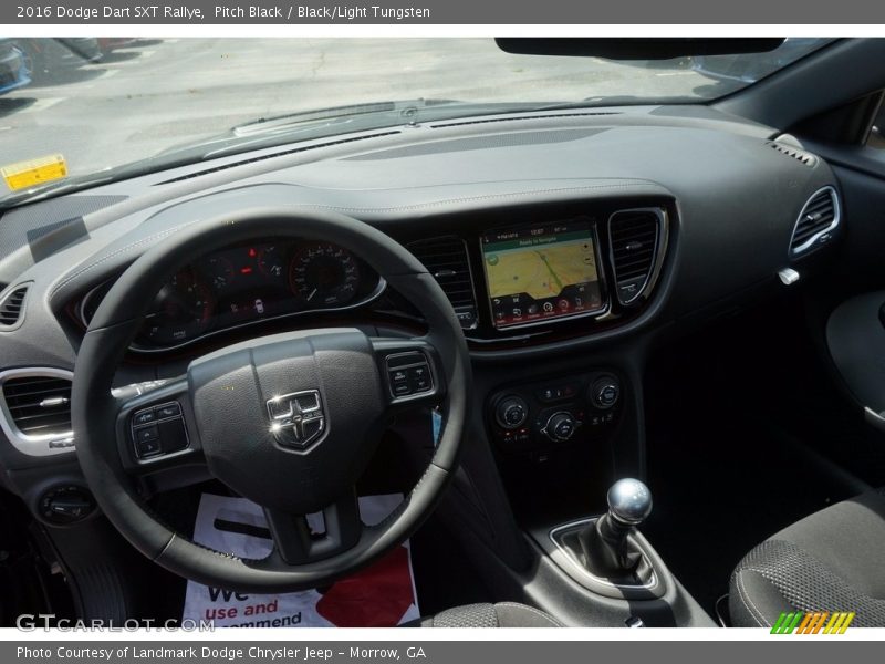 Pitch Black / Black/Light Tungsten 2016 Dodge Dart SXT Rallye