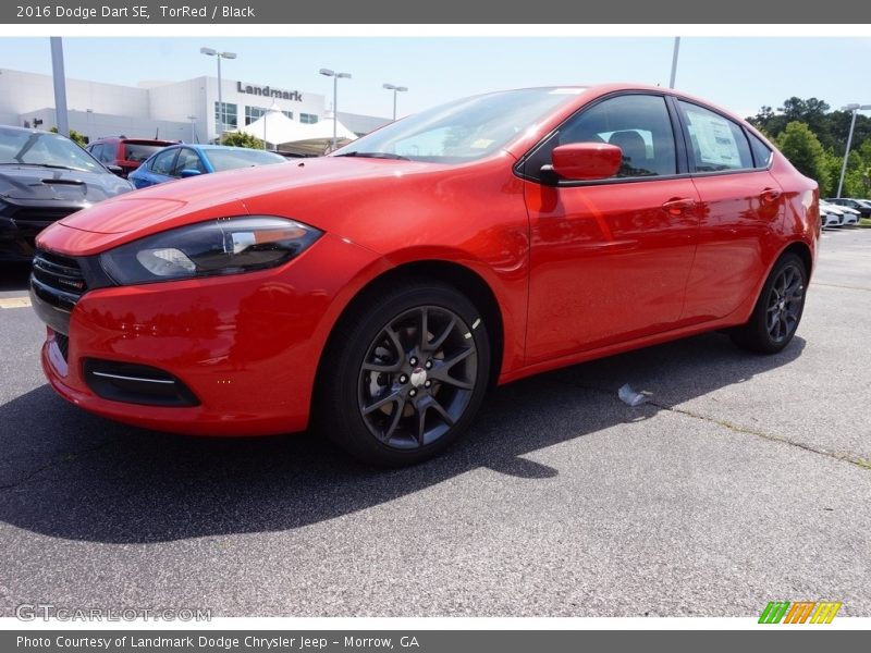 TorRed / Black 2016 Dodge Dart SE