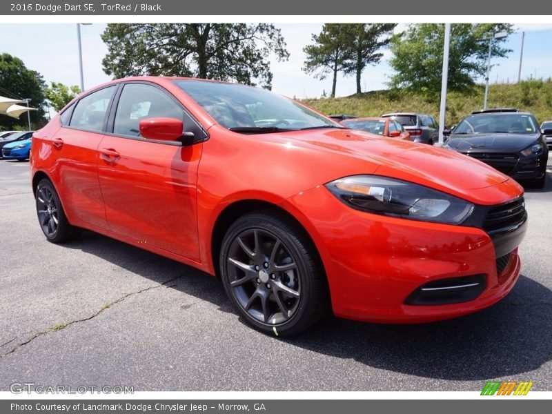 TorRed / Black 2016 Dodge Dart SE
