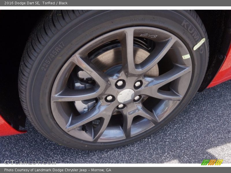 TorRed / Black 2016 Dodge Dart SE