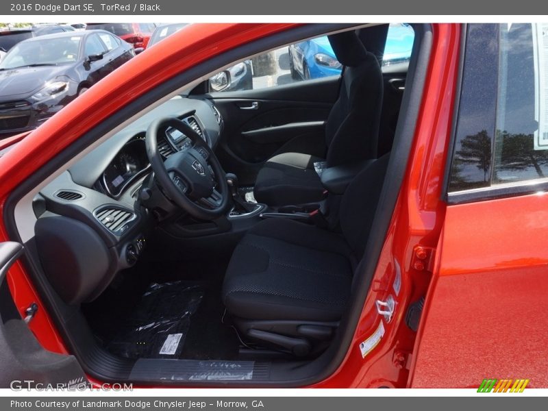 TorRed / Black 2016 Dodge Dart SE