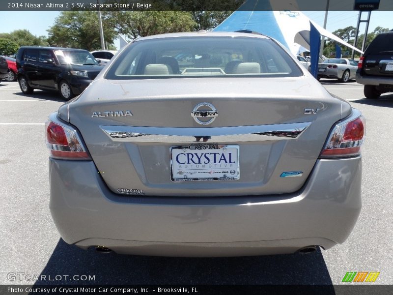 Saharan Stone / Beige 2014 Nissan Altima 2.5 SV