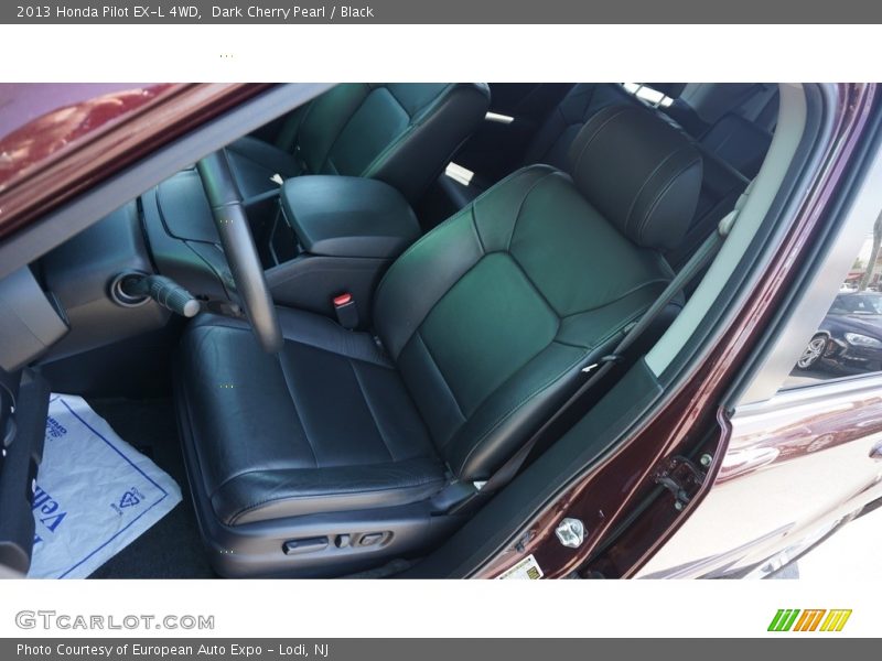 Dark Cherry Pearl / Black 2013 Honda Pilot EX-L 4WD