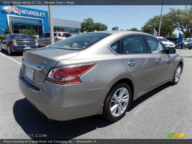Saharan Stone / Beige 2014 Nissan Altima 2.5 SV