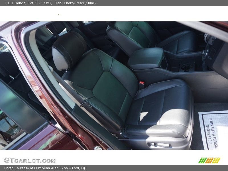 Dark Cherry Pearl / Black 2013 Honda Pilot EX-L 4WD