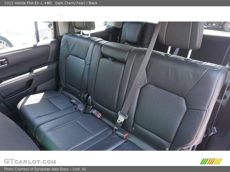 Dark Cherry Pearl / Black 2013 Honda Pilot EX-L 4WD