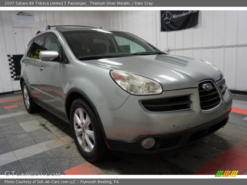 Titanium Silver Metallic / Slate Gray 2007 Subaru B9 Tribeca Limited 5 Passenger