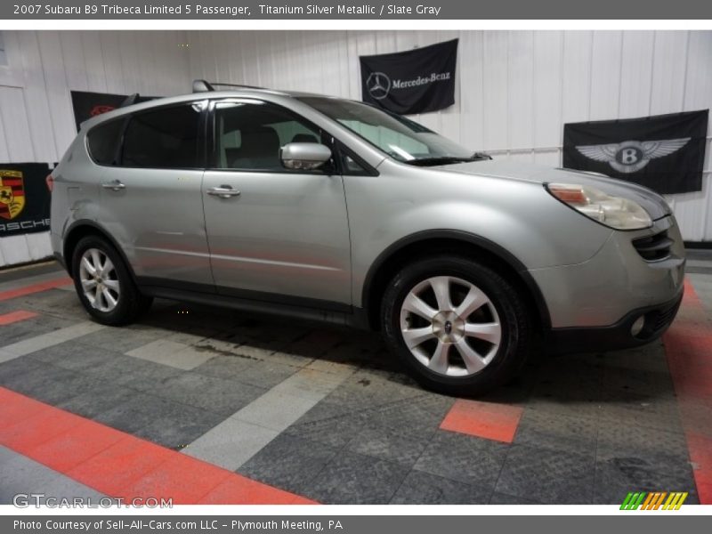Titanium Silver Metallic / Slate Gray 2007 Subaru B9 Tribeca Limited 5 Passenger