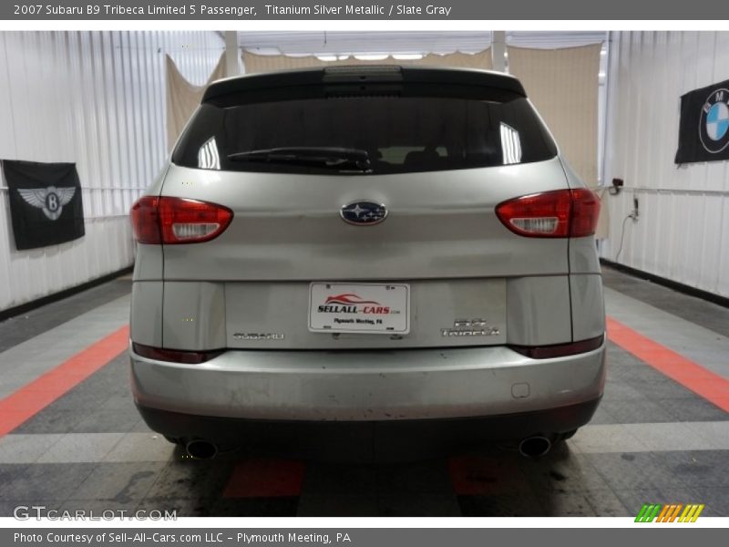 Titanium Silver Metallic / Slate Gray 2007 Subaru B9 Tribeca Limited 5 Passenger