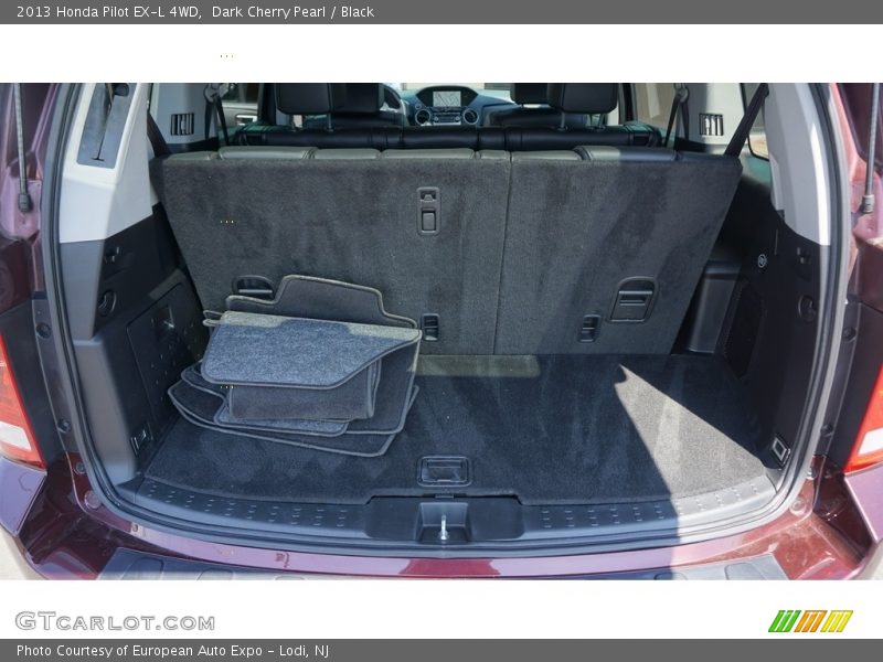 Dark Cherry Pearl / Black 2013 Honda Pilot EX-L 4WD