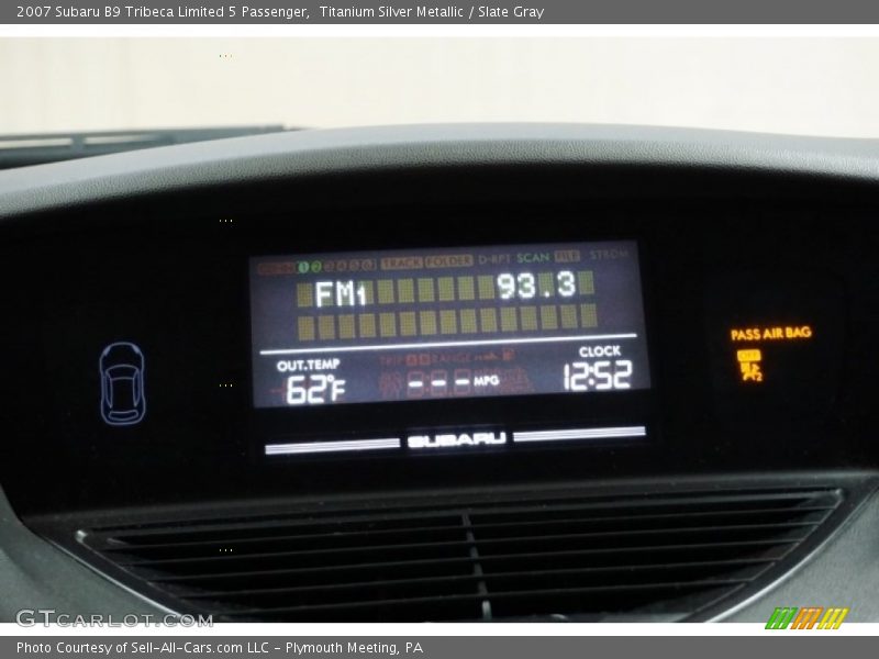 Titanium Silver Metallic / Slate Gray 2007 Subaru B9 Tribeca Limited 5 Passenger