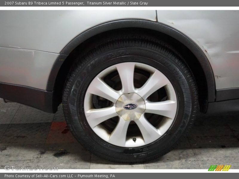 Titanium Silver Metallic / Slate Gray 2007 Subaru B9 Tribeca Limited 5 Passenger