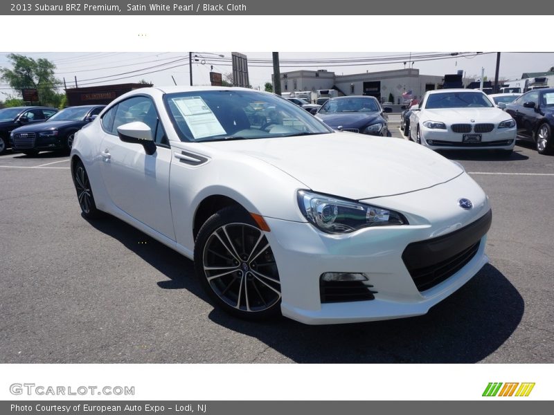 Satin White Pearl / Black Cloth 2013 Subaru BRZ Premium