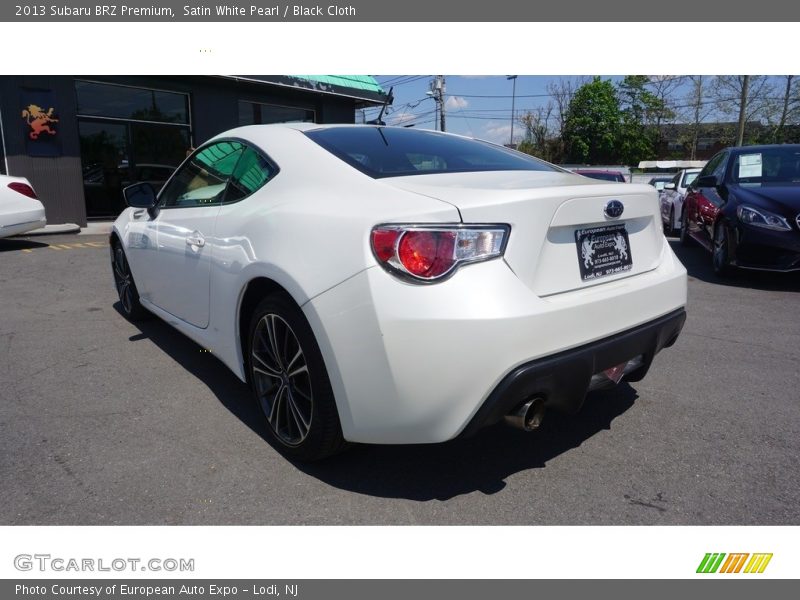 Satin White Pearl / Black Cloth 2013 Subaru BRZ Premium