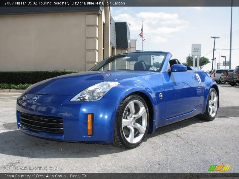 Daytona Blue Metallic / Carbon 2007 Nissan 350Z Touring Roadster
