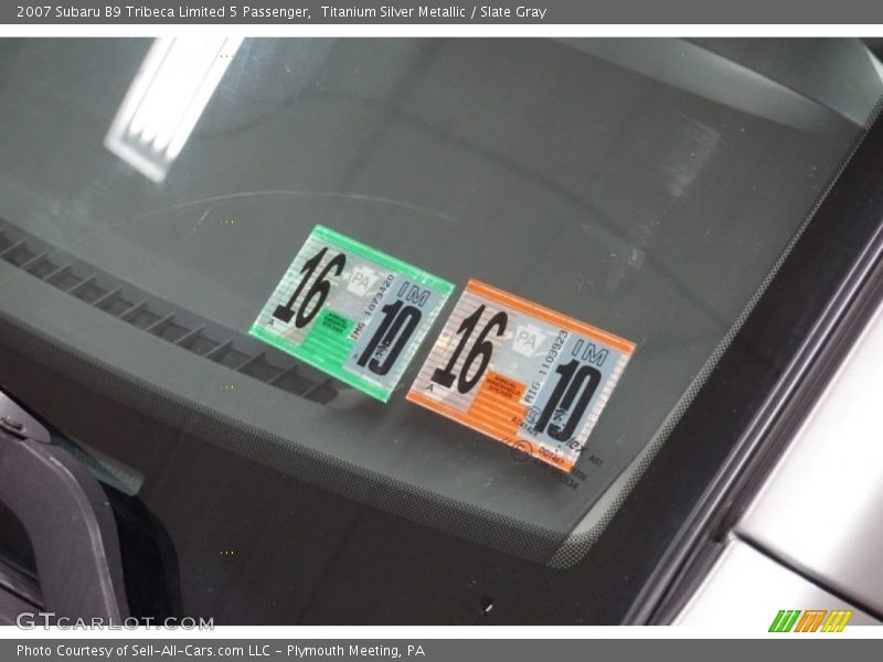 Titanium Silver Metallic / Slate Gray 2007 Subaru B9 Tribeca Limited 5 Passenger