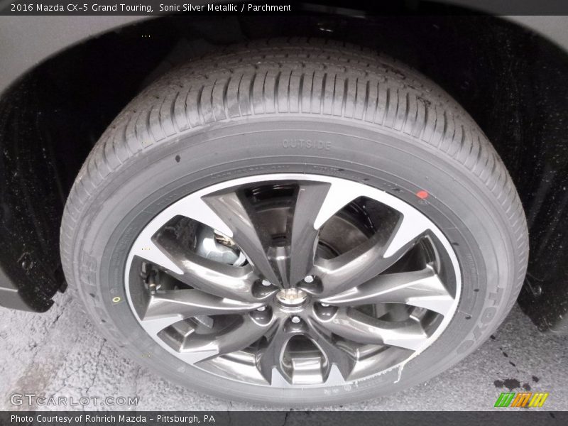 Sonic Silver Metallic / Parchment 2016 Mazda CX-5 Grand Touring