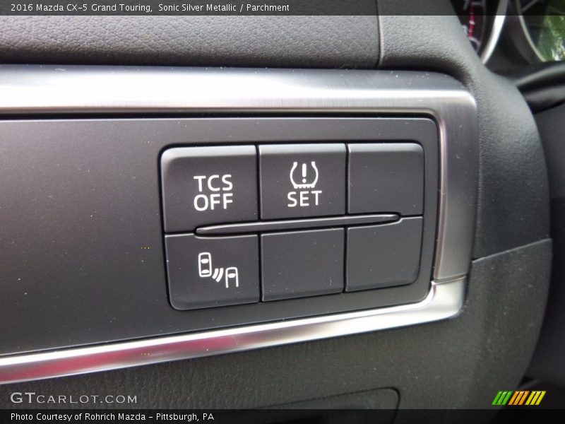 Sonic Silver Metallic / Parchment 2016 Mazda CX-5 Grand Touring