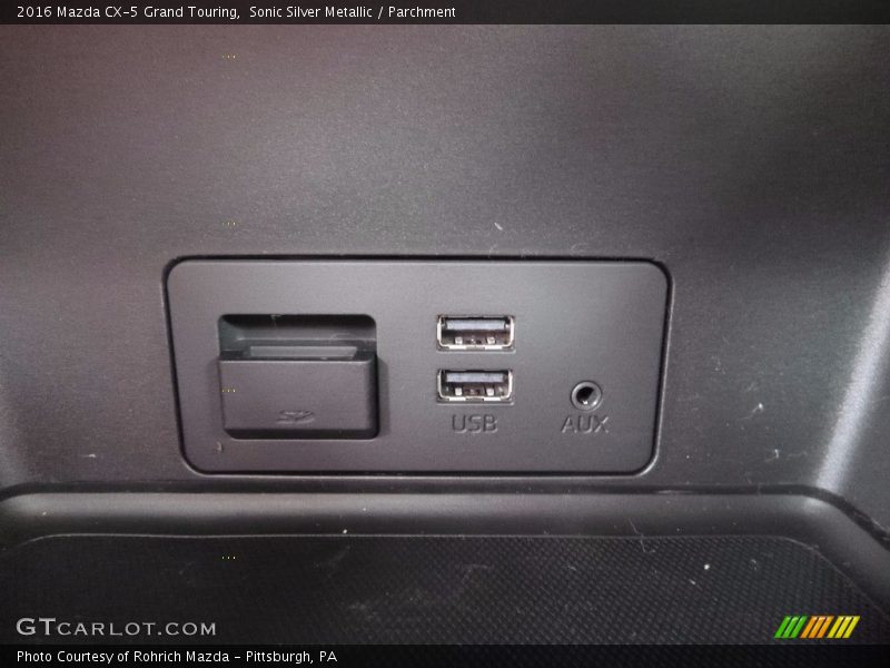 Sonic Silver Metallic / Parchment 2016 Mazda CX-5 Grand Touring