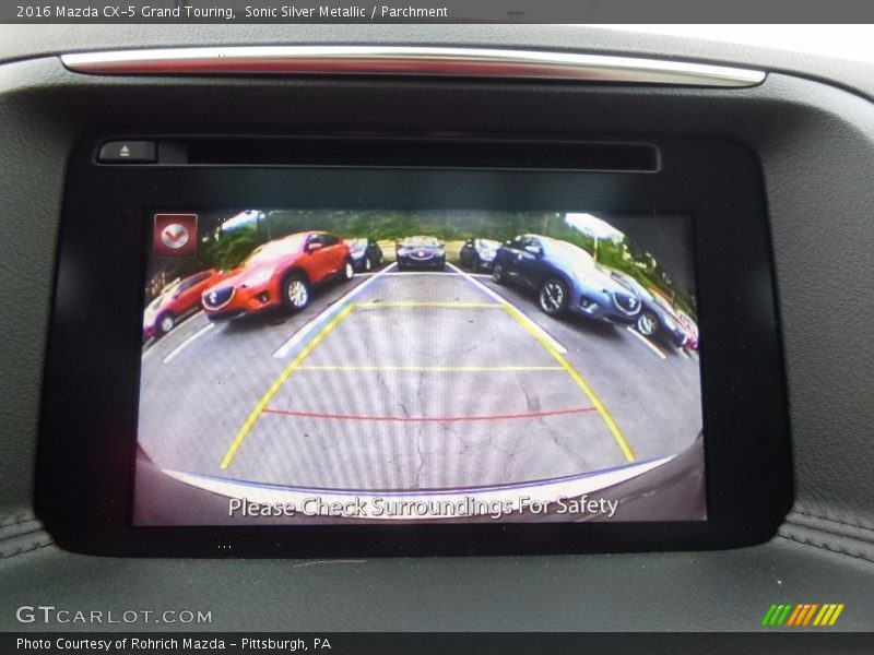 Sonic Silver Metallic / Parchment 2016 Mazda CX-5 Grand Touring